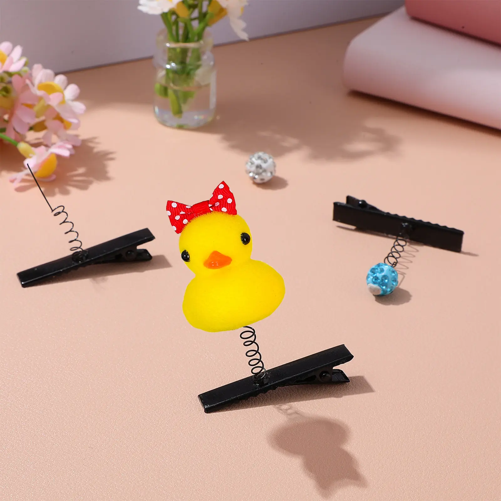 

100Pcs Spring Duckbill Clip Duck Bill Hair Barrettes Beak Clips for DIY accessories wholesale Cute diy Hairpin for girls gifts