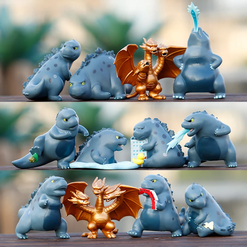 

2023 Film Godzilla Random one Q 12 King Of The Monsters Model Morose Various Forms Toys For Kid Boy Girl Gift