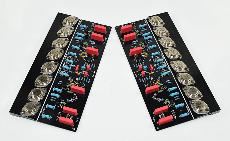 (1 pair) YJ-Music Fax A1000 pure Class A rear power amplifier board HIFI fever grade gold sealed power amplifier board