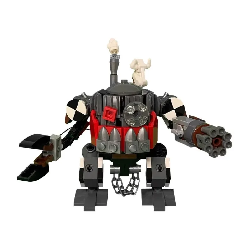 Ensemble de construction Walker Mecha en conserve 196 pièces, Kit de modèle de combat de science-fiction pour adultes, cadeau de collection