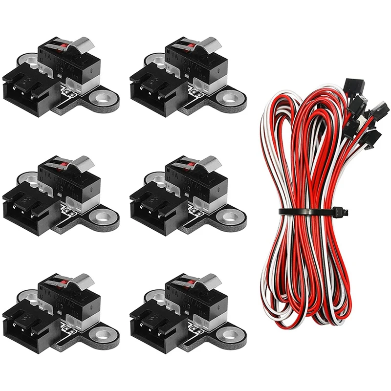 

6PCS Mini Limit Switches With 1M 3 Pin Cable For 3018-Prover/3018-MX3/3018-Prover Mach3