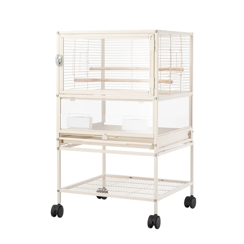 

Stacked Hengsi Villa Parrot Bird Cage Monk Little Sun Xuanfeng Special Splash-proof Household Landscape Bird Cage Large