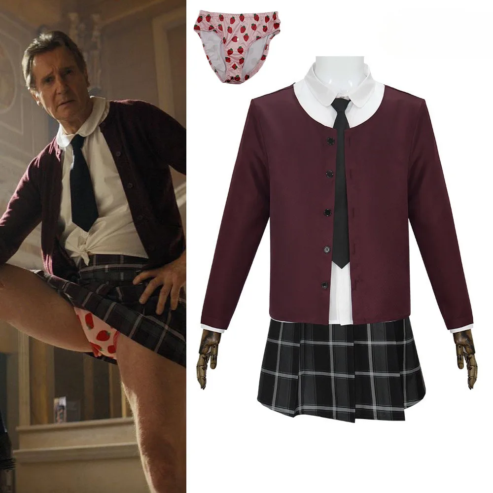 

Movie The Naked Gun Frank Drebin Cosplay Frank Detective Costume Frank Cosplay JK School Uniform Halloween Role Play Uniform