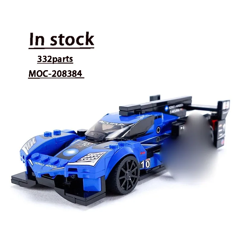 MOC-208384 Nieuw klassiek ARX-06 GTP sportracewagen bouwsteenmodel, 322 stuks, verjaardagsbouwspeelgoed voor jongens en kinderen