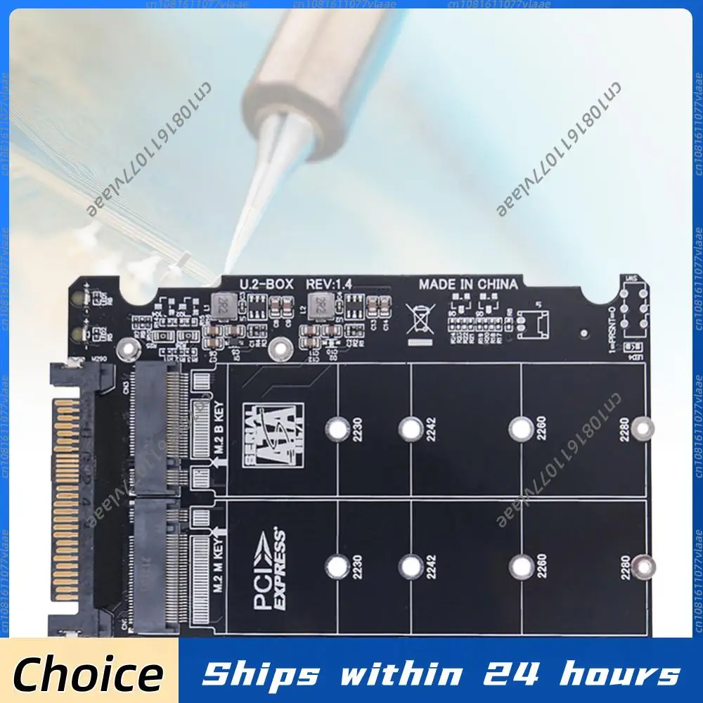 

Адаптер-карта M.2 SSD на U.2, переходник M.2 NVMe SATA-Bus NGFF SSD на PCI-e U.2 PC-E3.0X4 с корпусом для SSD 2230/2242/2260/2280