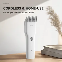 ENCHEN Boost Electric Hair Clipper Professional Cordless Fast Type-C Charging Ceramic Haircut Machine Hair Trimmer For Men Adult