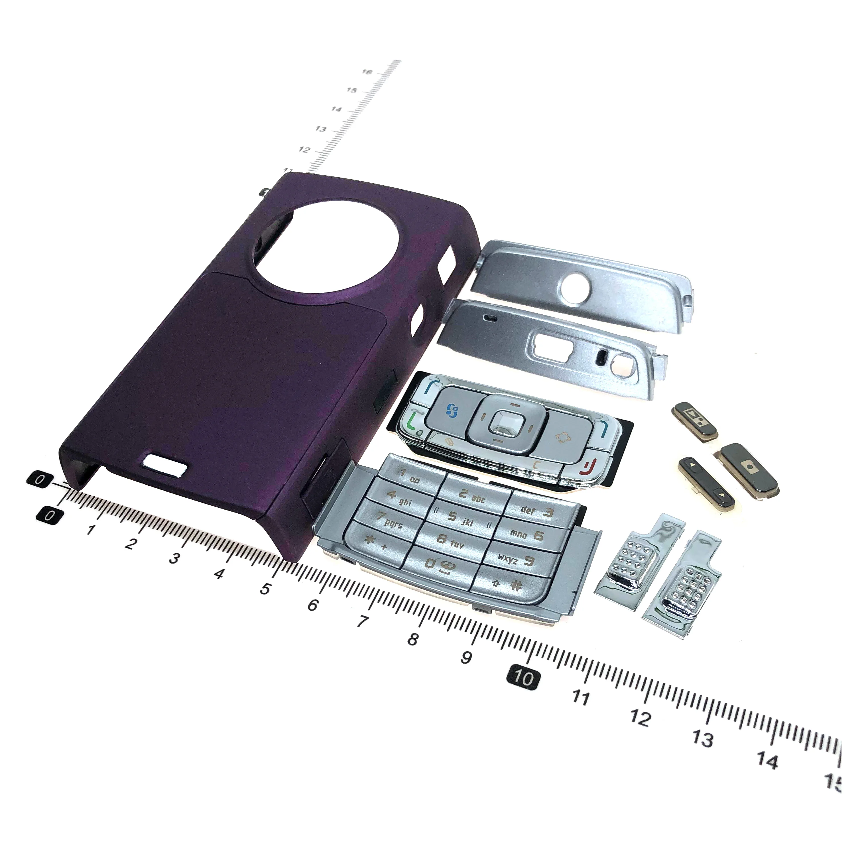 N95 housing  keyboard For Nokia N95 8G battery back cover case High quality housing Keypad