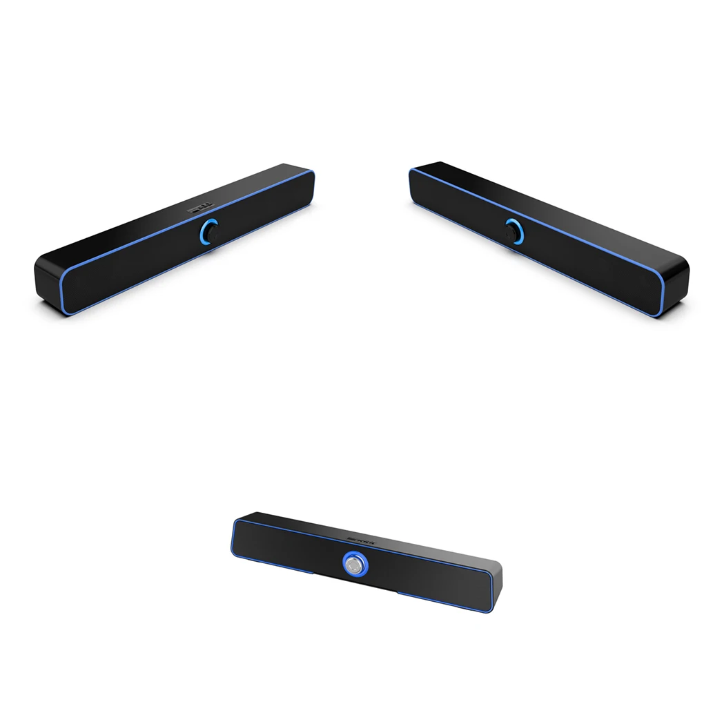 Computer Soundbar Desktop Powerful USB PC Speaker Sound Output Device Tabletop Music Playing Accessories Wireless