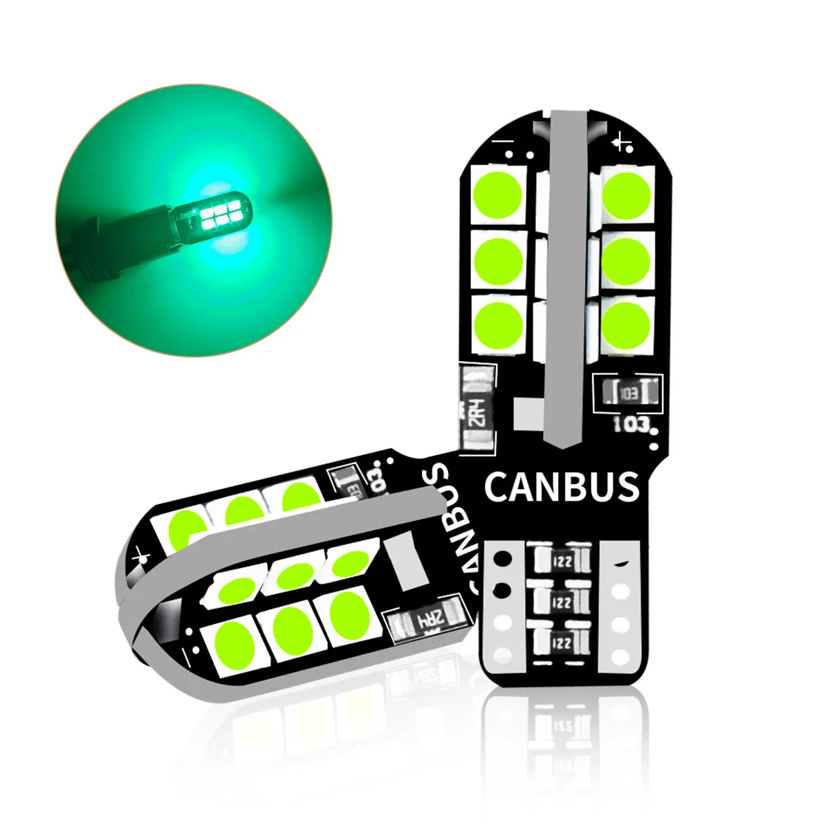 2 قطعة T10 W5W WY5W 5W5 LED ينطبق على السيارات الفرامل القيادة يعرض أضواء مخطط العرض #2