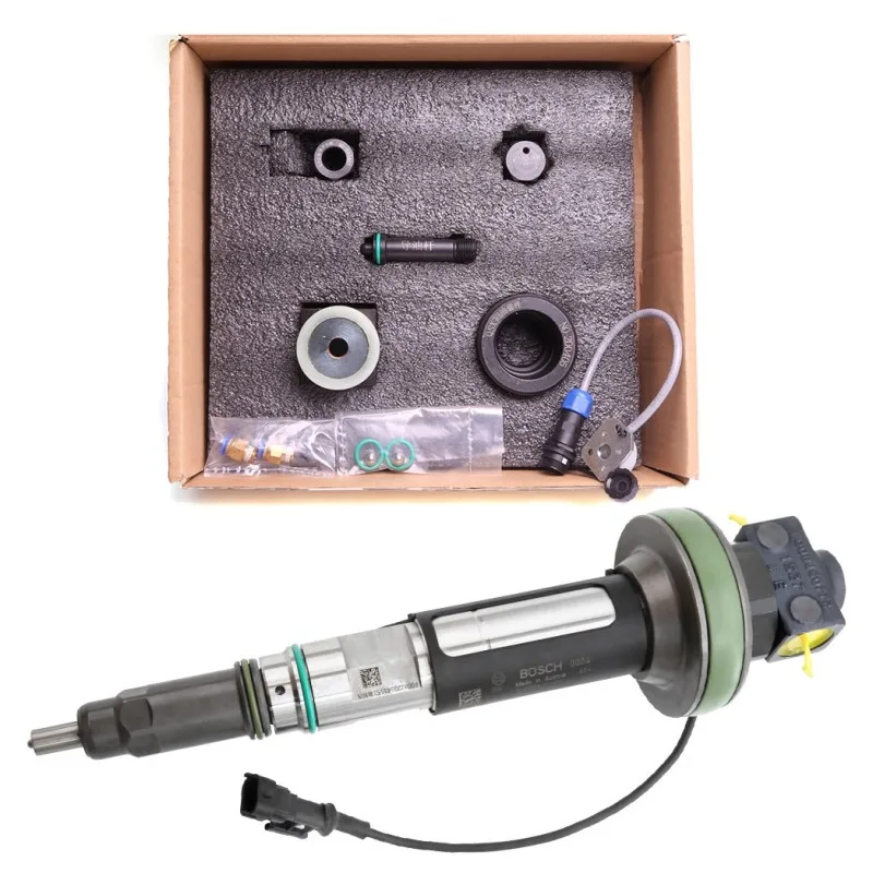 

QSK19 Diesel Injector Oil Return Collector Fuel Nozzle Clamp Repair Tool with BIP Cable Sensor for Cummins