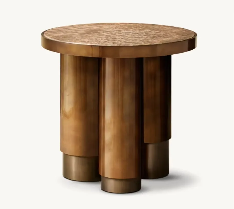 【Popular】 Customized Size  Hotel Home Furniture Solid Oak Wooden Side Table