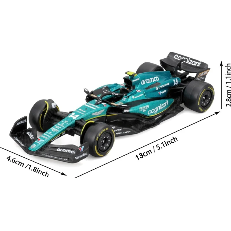 Bburago 1:43 F1 2023/2024 Ferrari SF24 # 16 Model Spielzeug Sammlung W15 NO 44 Mercedes-AMG Modelauto F1 Red Bull 1/43 McLaren