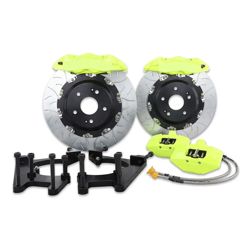 brake caliper Racing GT4 4 pot Rear kit with 345/380mm Rotor Disc and Brake Pad for Honda VW Audi BMW Toyota