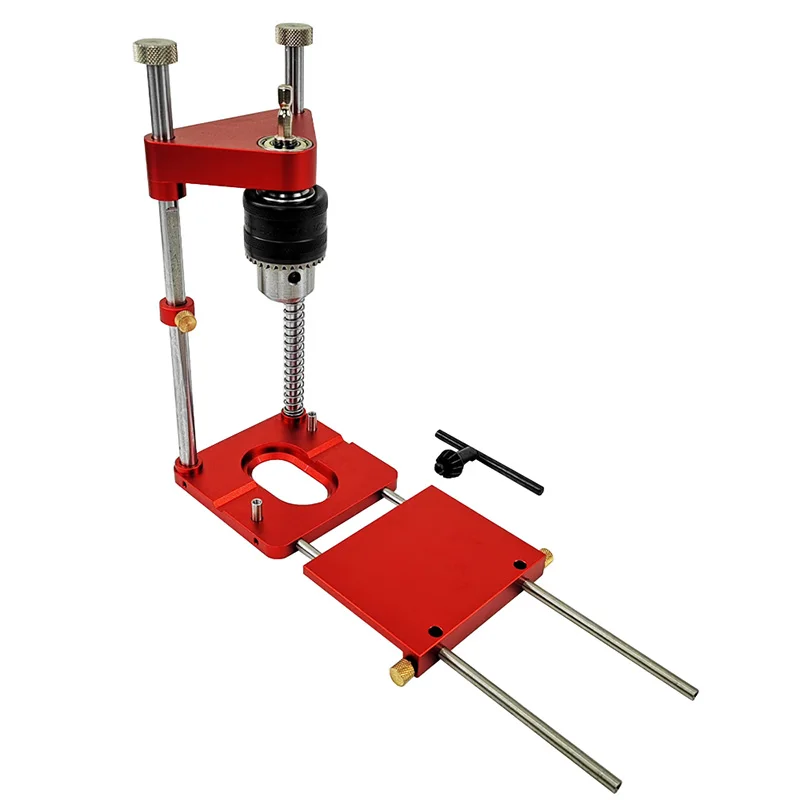 hit productPortable Woodworking Drilling Locator Positioning Tool with Aluminum Template Guide Bench Drill