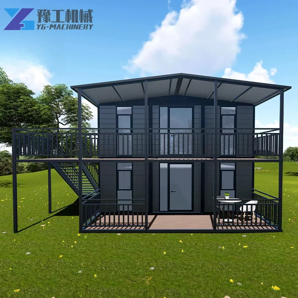 YG منزل صغير 20/40 قدم حاوية معيشة متنقلة مسبقة الصنع منزل قابل للتوسيع 2 3 4 5 غرفة نوم جاهزة فيلا منزل محمول #1