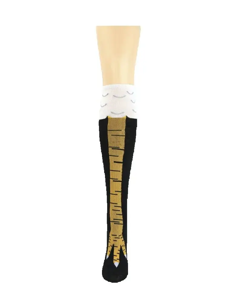 

10pairs/lot punk style Cute Long Over Knee High stocking Funny Female Women Girls Chicken stocking free