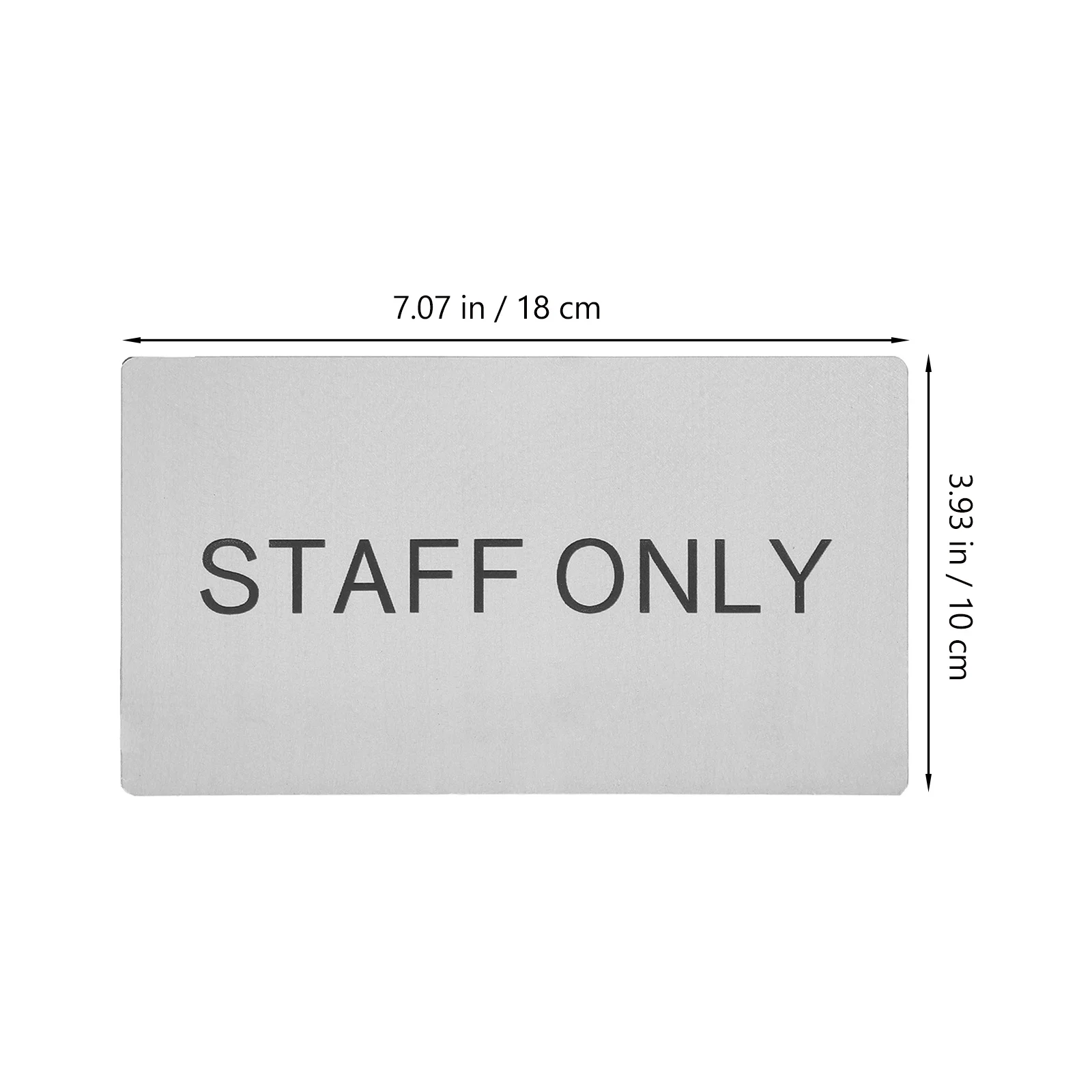 Office Sign Staff Only Wall Sign For Restaurant Store Door Plate Reusable Removable Replacement Decorative Identifier