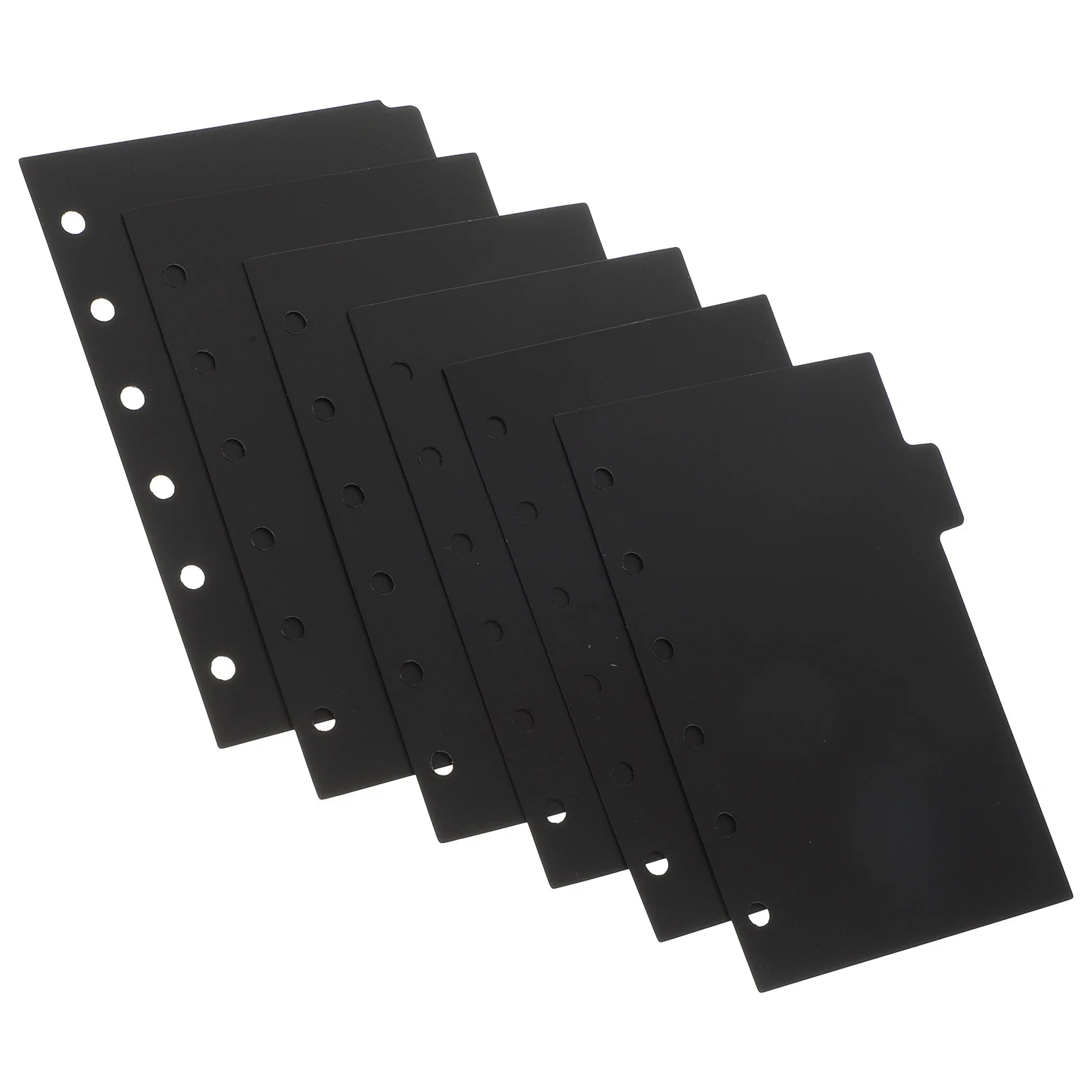 Divisori per raccoglitori 6 fogli Schede per 6 anelli Organizzazione documenti Planner Forniture Divisori per raccoglitori Schede per raccoglitori