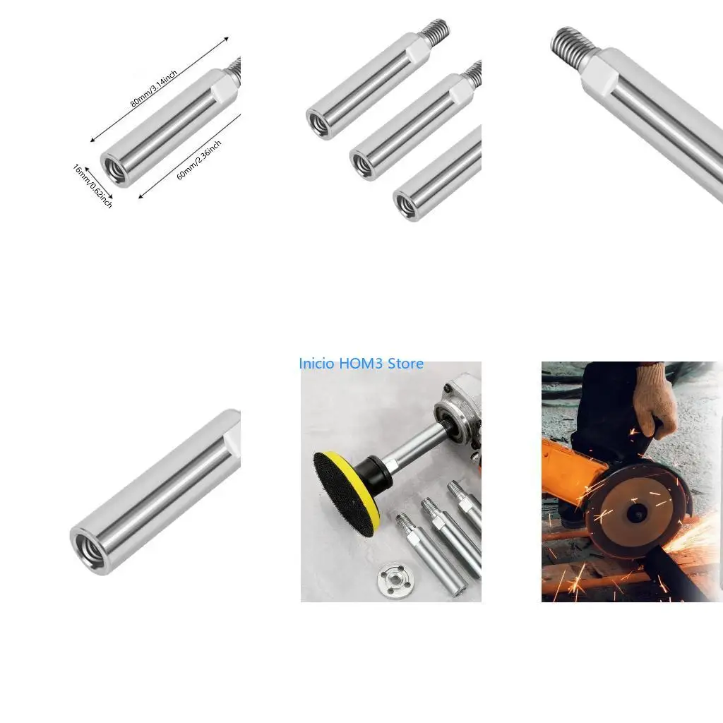 A5YD Threaded Angles Grinder Extension Rod Tool for Deep Stone Grinding and Polishing