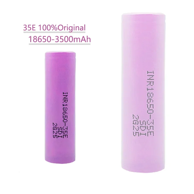 High -Performance INR 35e 18650 Rechargeable Battery - 3500mAh, 3.7V, 25A  High Discharge for All Your Electronics & Power Tools view 3