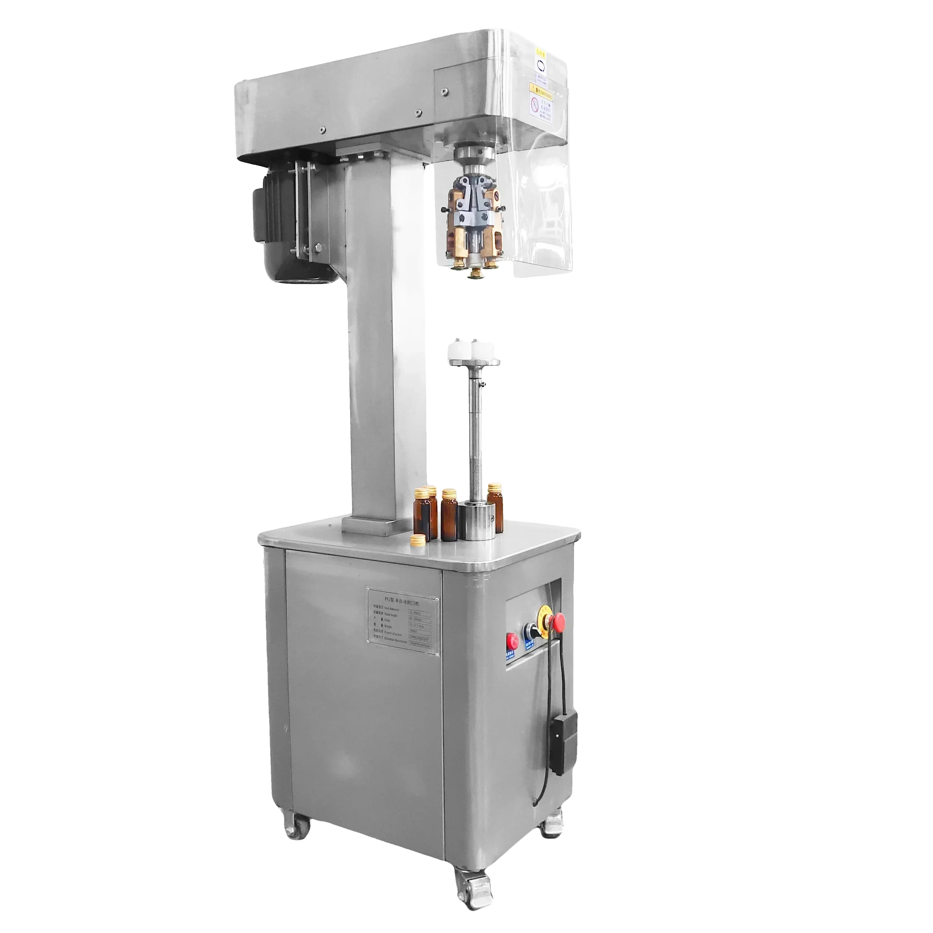 

Semi-automatic Capping Machine For Screw Plastic Bucket Capping Machine Bottle Capping Machine