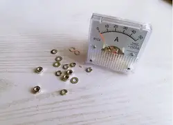 91C4 91C4-A Pointer type ammeter DC1A 2A 3A 5A 10A 20A 30A 50A 75A 100A 150A 200A 250A 300A 400A 500A mechanical head 45*45mm