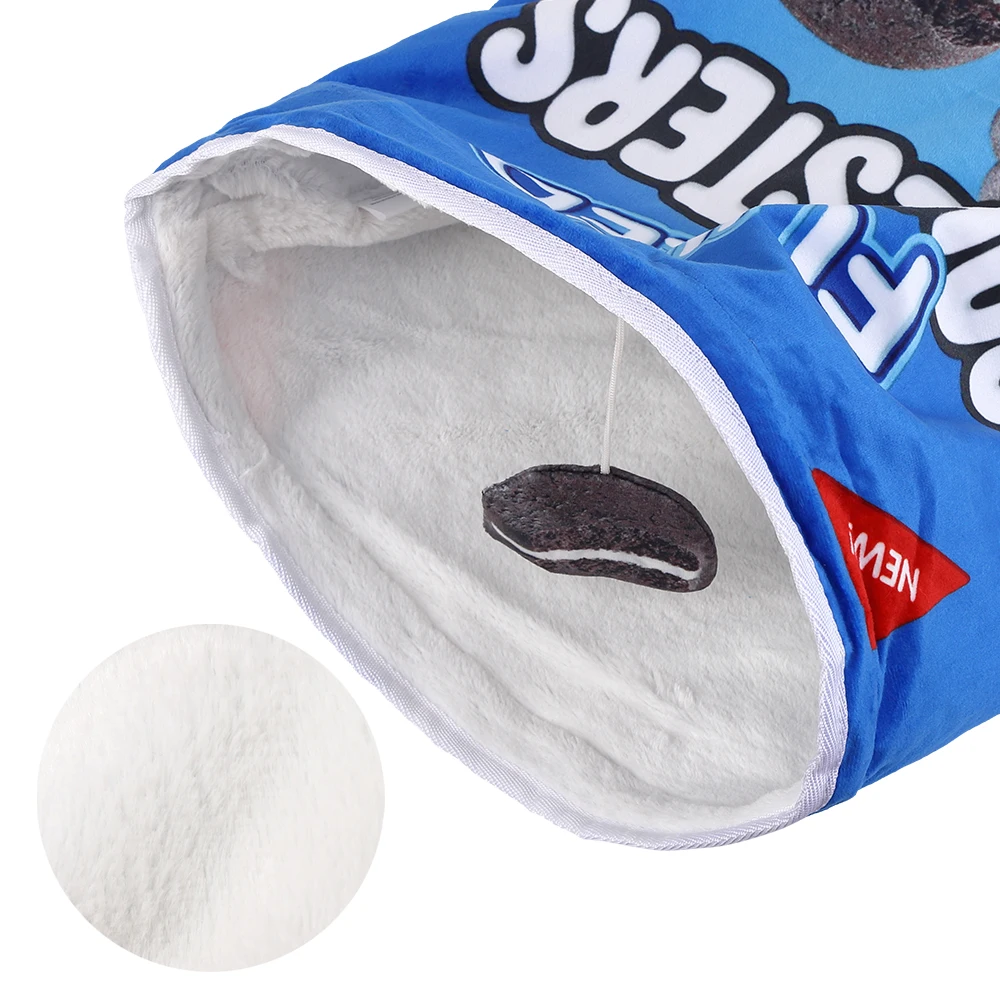 6 Halloween Gourmet Muster Designs Katzen tunnel Spielzeug, Katze Geburtstags geschenk, zusammen klappbare interaktive Katze Drill Bag Haustier Spielzeug – Detail 13