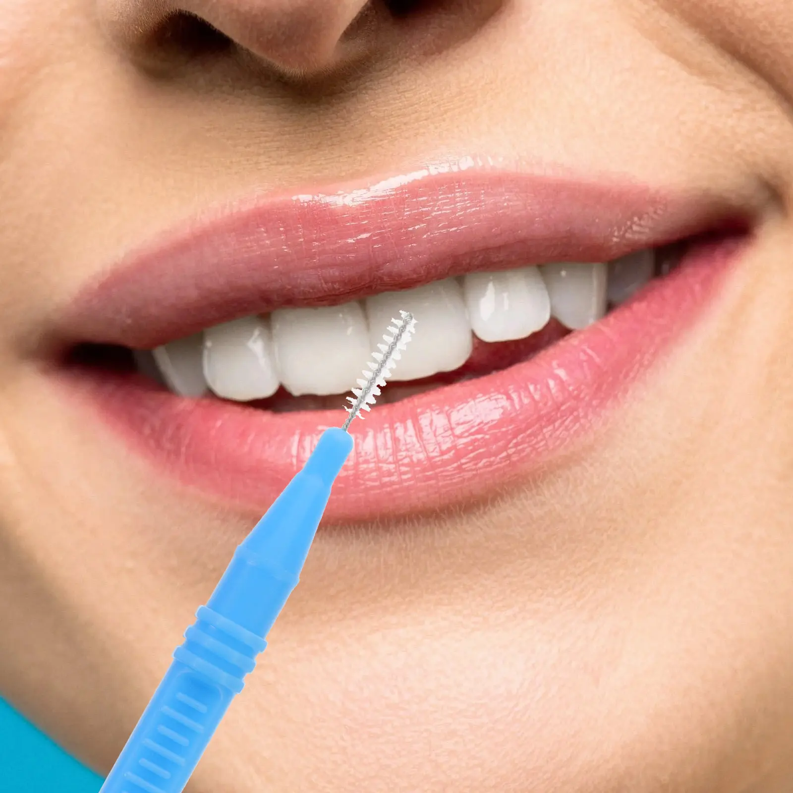 

60Pcs Interdental Brush for Braces Teeth Cleaning Flosser Dental Tool Gum Safe Gentle Use Portable Travel Home Office