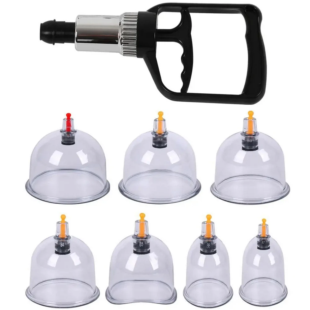 

Suction Pump Vacuum Cupping Device Vacuum Cupping Massage Jar Cans Chinese Body Detox Anti Cellulite Therapy Cans Slimming Jar
