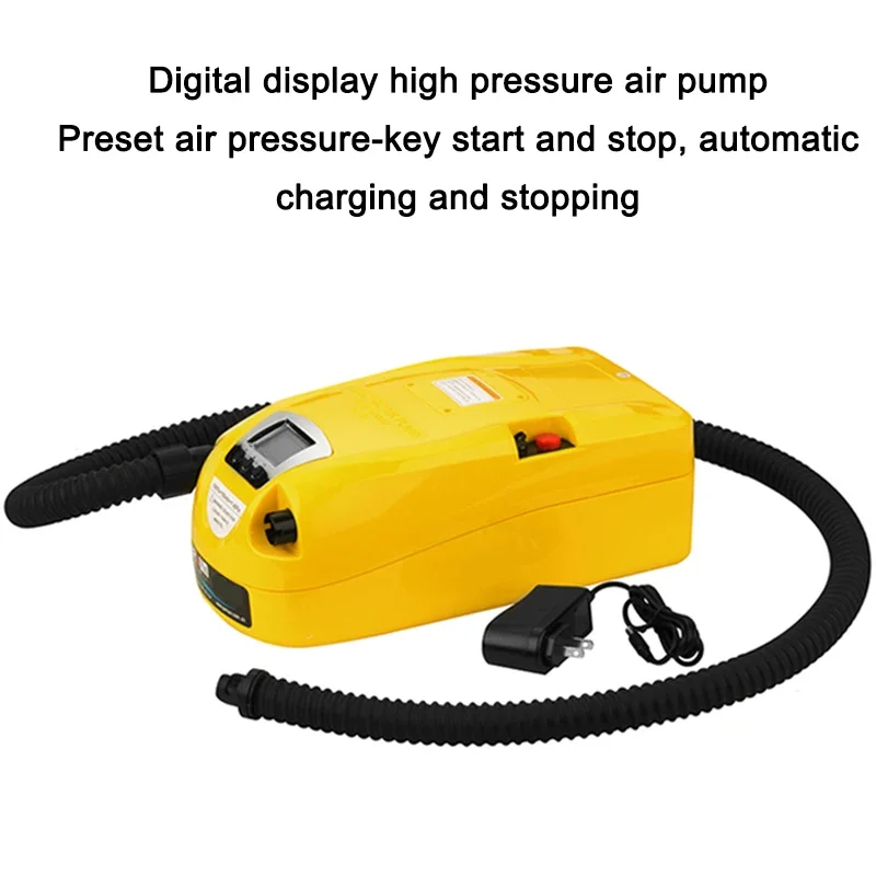 Small High Pressure Electric Air Pump GP80BD Portable Inflatable Boat Rubber Boat Kayak Air Pump Professional 240W 12V / AC220V