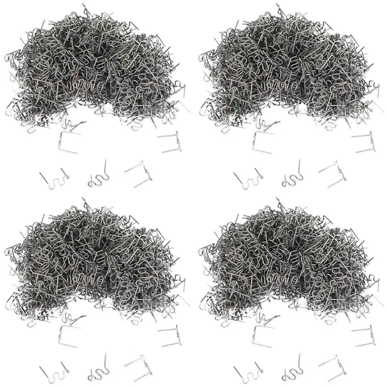 

A02F-4000Pcs 0.6Mm S Wave Staples For Car Bumper Bodywork Plastic Stapler Repair Kit 0.6Mm Wave Staples Soldering Tools