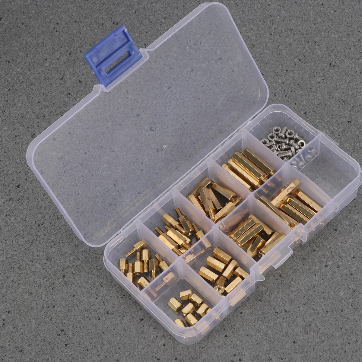 

120pcs M2.5 Spacers Threaded Standoff Nut Assortment Screw Nut Assortment Kit Standoff Kit For Multi Scenarios