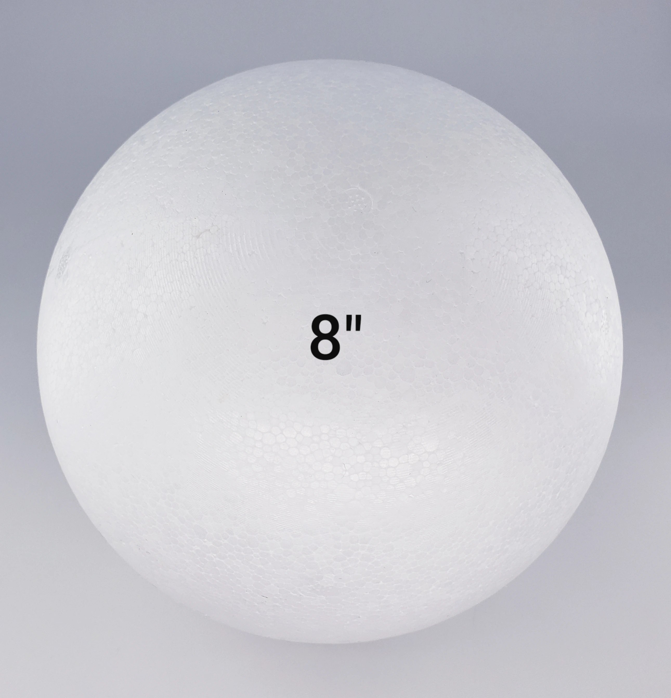 1PC  8 Inch Foam Ball for DIY Crafts Large Polystyrene Sphere for Party Decorations Holiday Projects School Activities and Art Projects