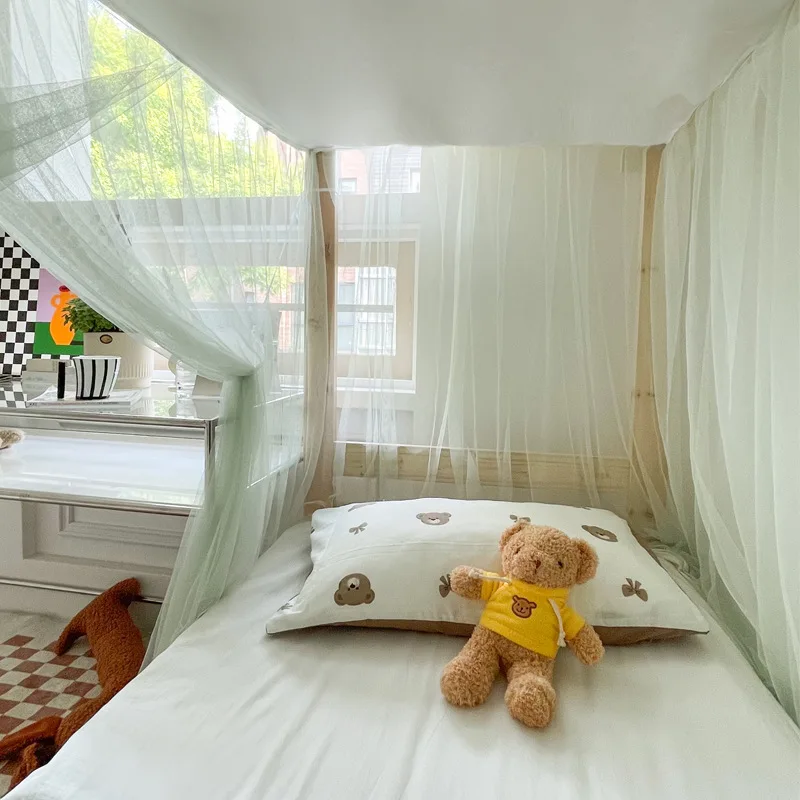 Mosquito net for student dormitories, summer dust-proof canopy for upper and lower bunks, single bed, suitable for university do