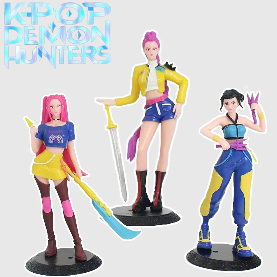 حار Kpop شيطان الصيادين أنيمي عمل الشكل لطيف PVC نموذج دمية للأطفال حفلة عيد ميلاد الديكور هدية لعبة