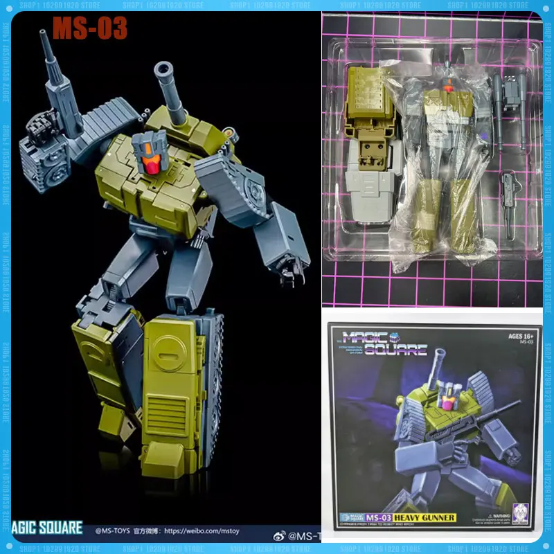 Ms-Toys Transformation Ms-03 Ms03 Bruticus Brawl Heavy Gunner ​​​Mp Ratio Action Figure Statue Model Christmas Toy Gift In Stock