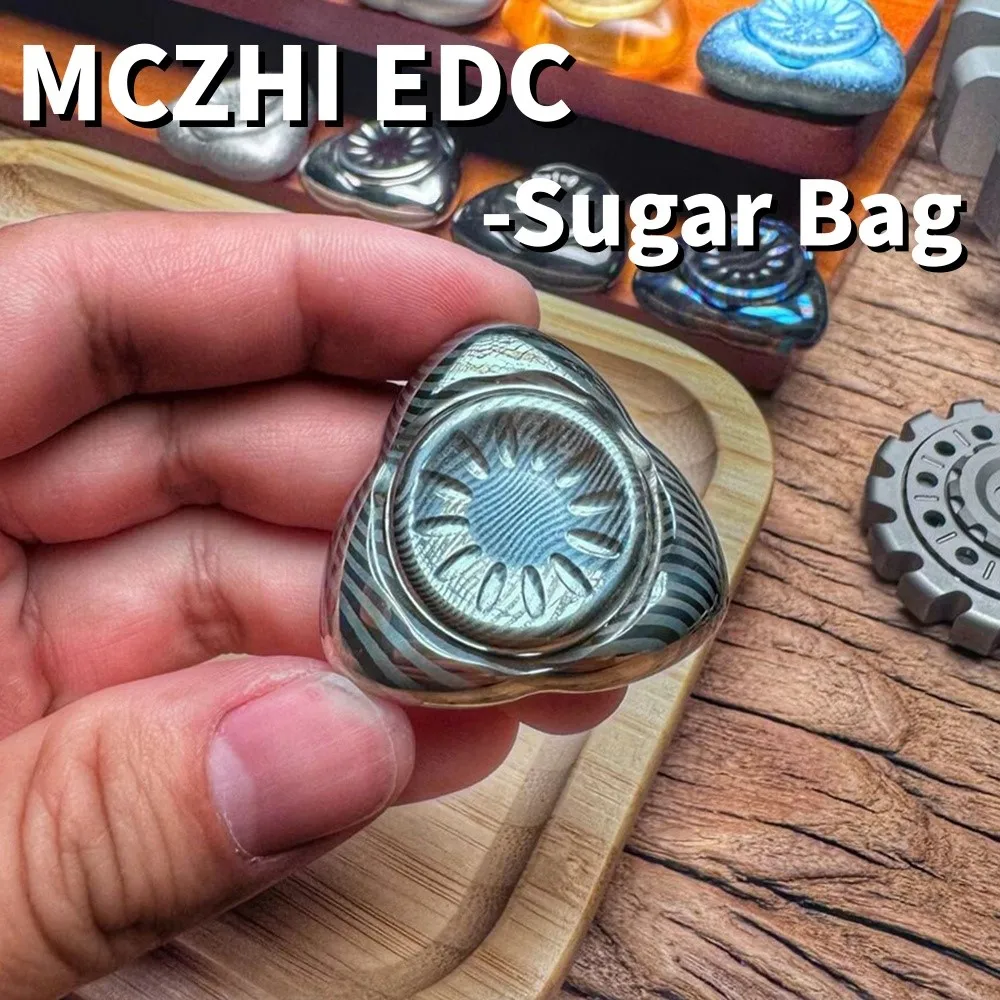 

MCZHI EDC сахарная сумка Fidget Spinner игрушки для взрослых аксессуары для офисного стола трехлезвийный Спиннер гироскоп
