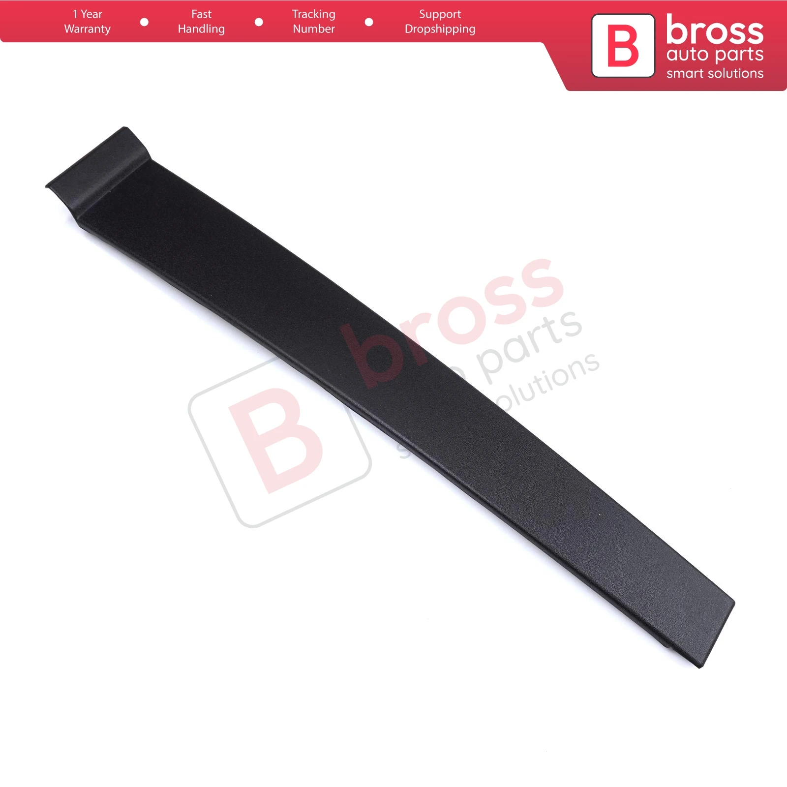 BDP879 Rear Left Door Pillar Frame Trim Moulding 7N11N25459AA, 1473677 With Sponge and Snap Ring Clips for Ford Fusion Europe