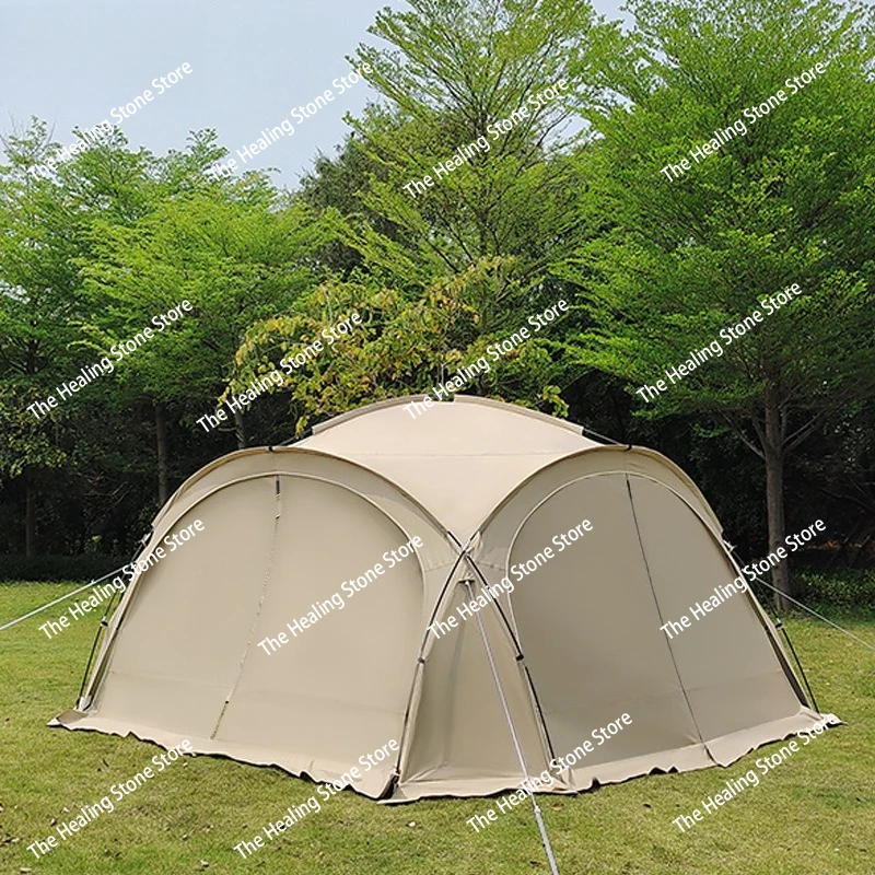 

Открытый кемпинг купольный навес большая палатка кемпинг защита от дождя защита от солнца негабаритный тент беседка