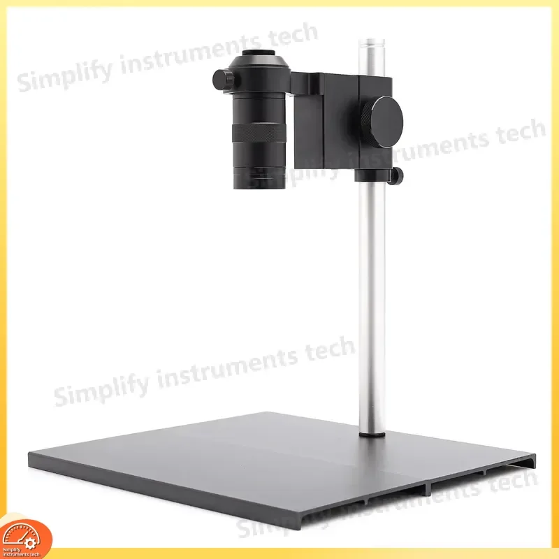 Industrial Digital Microscope 100X Zoom with 290x200mm Base for PCB Repair Soldering Inspection Electronics Maintenance Lab