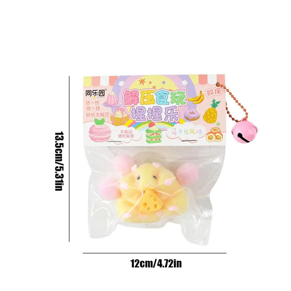 Simpatico criceto da spremere giocattolo in silicone pizzico giocattolo di decompressione TPR Fidget giocattoli sensoriali per bambini regalo per adulti