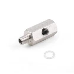Capteur de pression d'huile NPT 1/8 en effet, adaptateur en T vers NPT, alimentation turbo, jauge de ligne de rajeunissement