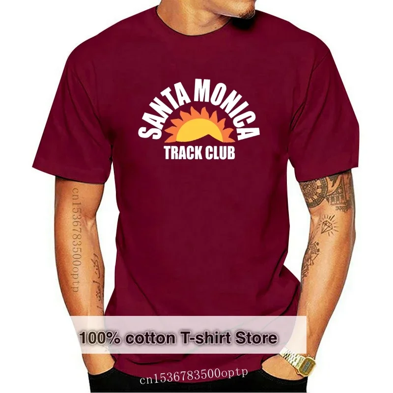 Santa Monica Track Club T-shirt -XS-3XL sprinting Carl Lewis Usain Bolt