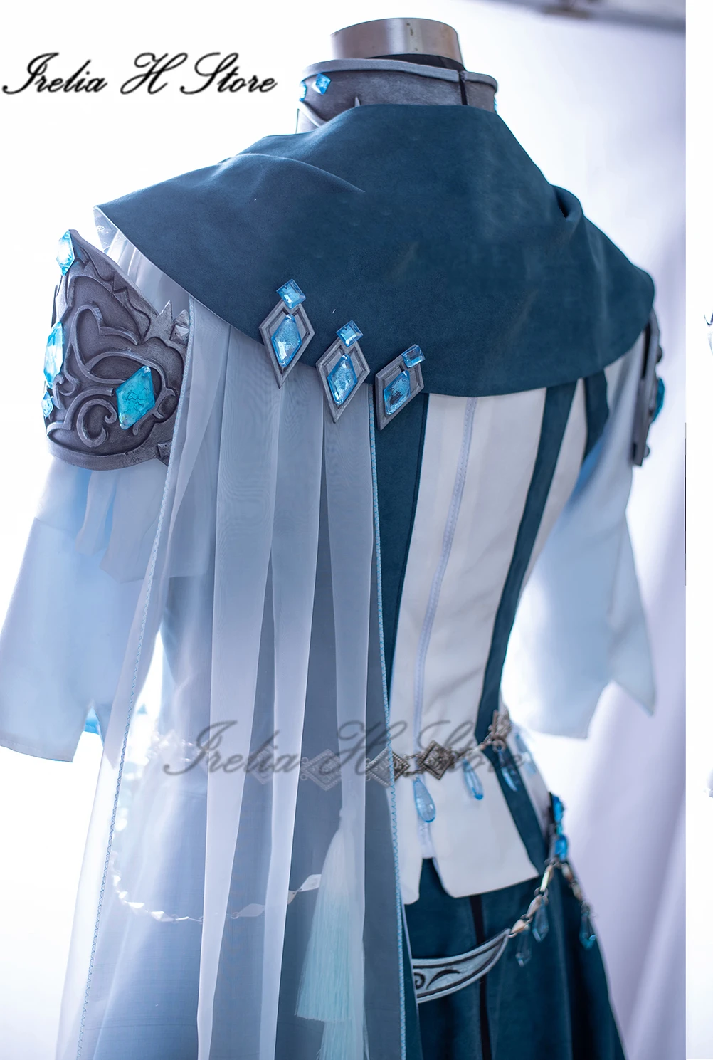 Irelia H 맞춤형 사이즈 제작 FF14 파이널 판타지 XIV, 조준 코스프레 위축 튜닉, 코스튬 여성 게임 할로윈