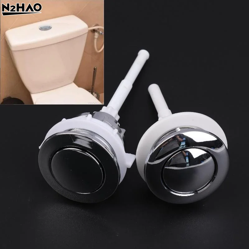 Toilet Tank Button Toilet Tank Push Button For Home Toilet Seat Corrosion-resistant Single Button Toilet Water Tank Accessories