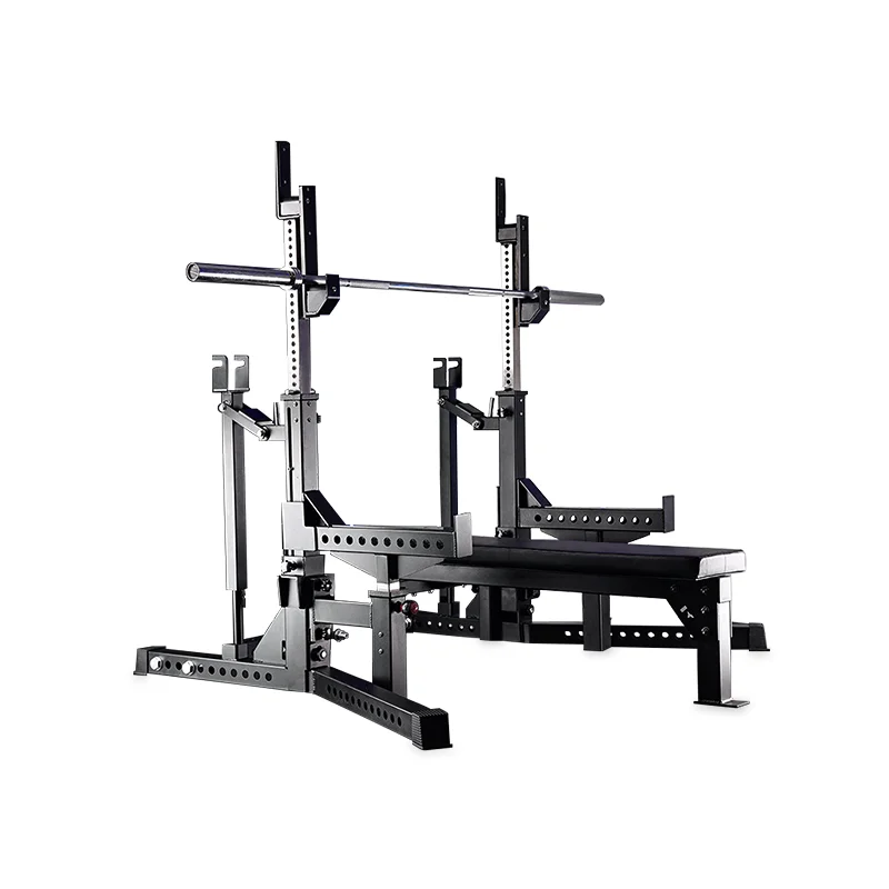 

Professional Heavy-Duty Steel Bench Powerlifting Squat Combination Frame Strength Training Equipment