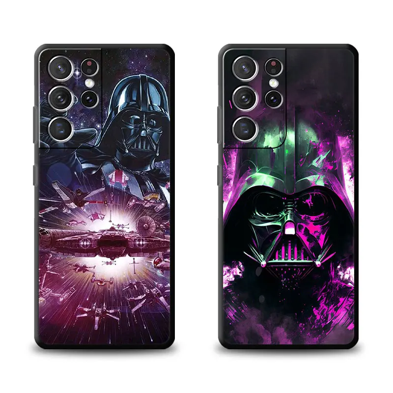 Case For Samsung Galaxy S24 S23 S22 Ultra S20 S21 FE S10 S9 Plus S8 S10e S7 Black Soft Funda Phone Cover StarsWars Darth Vader