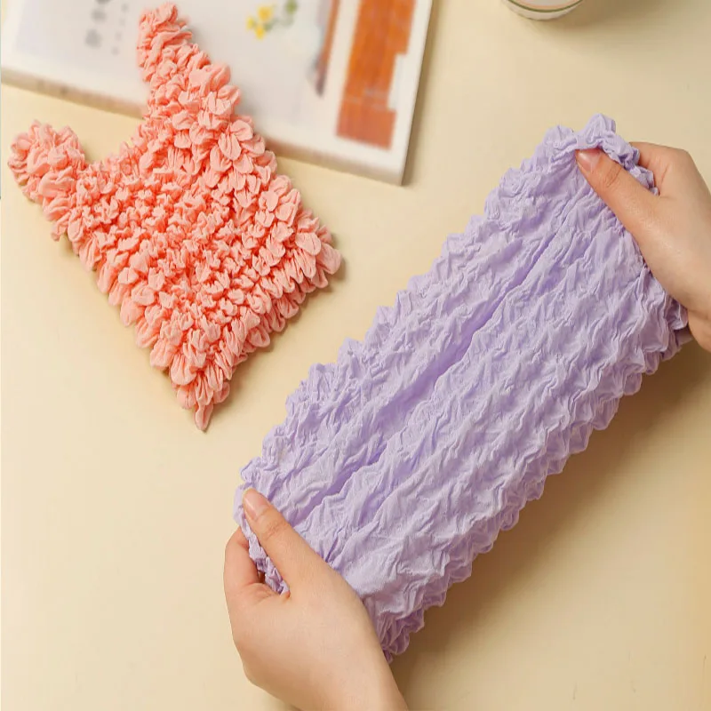 

Expandable Flexible Stretch Storage Bags Wrinkle Bubble Puff Chiffon Shopping Bag Easy To Carry and Collect Friendly Handbag
