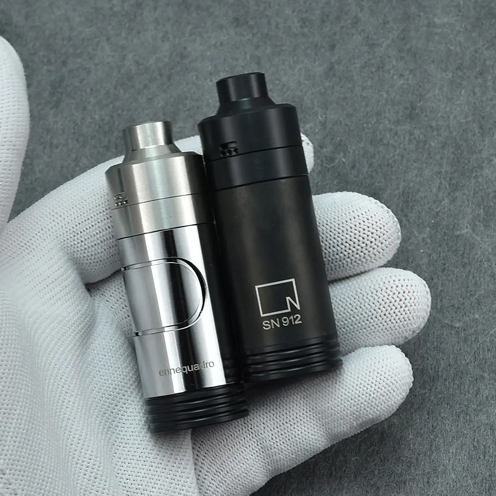 Wolf Coolvape nisshoku rda Ennequadro IMO 350 Stijl 18350 Mechanische Mod 22 mm Ennequadro mod bellcap mod fit 18350 batterij