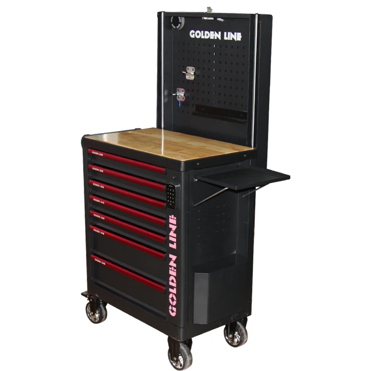 Digital Lock Cabinet with Caster Trolley Tool Sets  Boxes Garage Tool Cabinet with Tool Sets